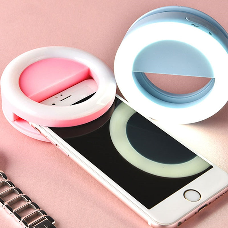 Anillo de Luz Selfie LED Mini Flux'S, Recargable por USB, con Pinza de  Sujeción, para Móvil, Tablet o Portátil, para Selfies, , TIK Tok,  Instagram, Directos, Videollamadas, Maquillaje : : Electrónica