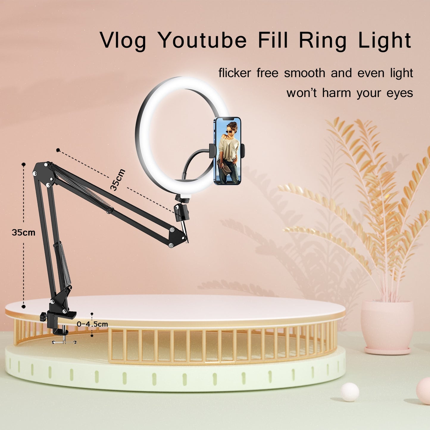 Bright Ring anillo de luz profesional  Lámpara profesional para vídeos foto